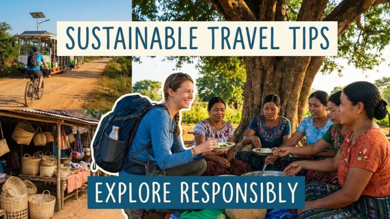 Dicas para Aproveitar Viagens de Forma Sustentável