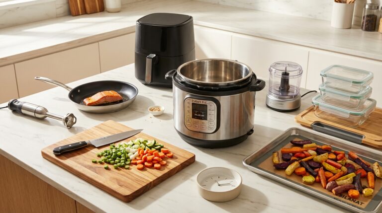 7 Utensílios Essenciais para Cozinhar Rápido e Limpo