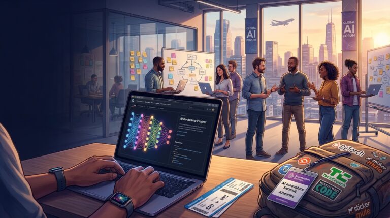 Destinos de Imersão: Bootcamps e Redes para Carreiras em IA